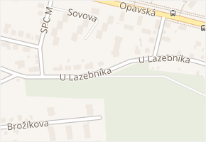 U Lazebníka v obci Krnov - mapa ulice