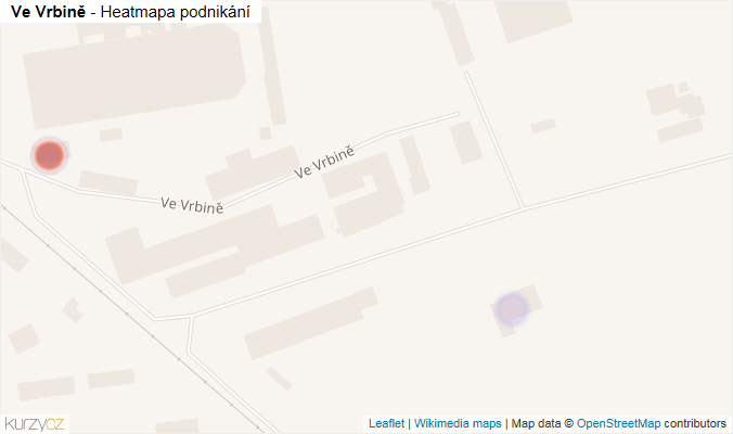 Mapa Ve Vrbině - Firmy v ulici.