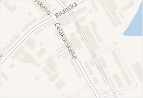 Čelakovského v obci Kroměříž - mapa ulice