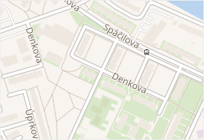 Denkova v obci Kroměříž - mapa ulice