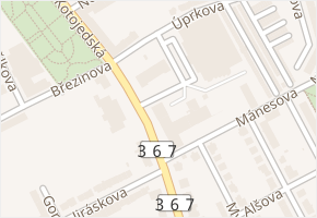 Kotojedská v obci Kroměříž - mapa ulice