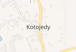 Kotojedy v obci Kroměříž - mapa části obce