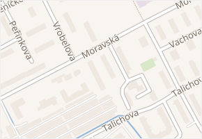 Moravská v obci Kroměříž - mapa ulice