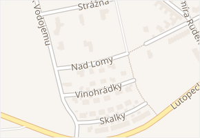 Nad Lomy v obci Kroměříž - mapa ulice