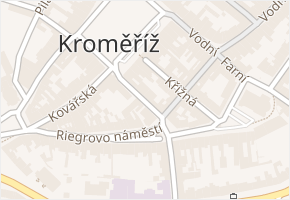 Prusinovského v obci Kroměříž - mapa ulice