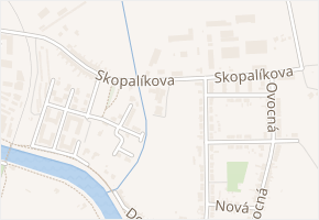 Slovákova v obci Kroměříž - mapa ulice