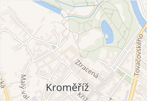 Sněmovní náměstí v obci Kroměříž - mapa ulice