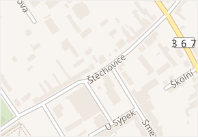 Štěchovice v obci Kroměříž - mapa ulice