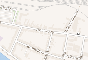 Stoličkova v obci Kroměříž - mapa ulice