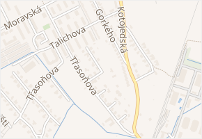 U Prachárny v obci Kroměříž - mapa ulice