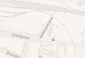 Veleslavínova v obci Kroměříž - mapa ulice