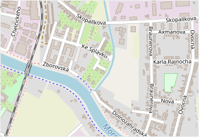 Veselá v obci Kroměříž - mapa ulice