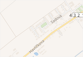 Višňová v obci Kroměříž - mapa ulice