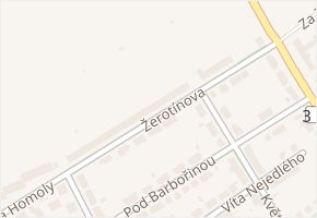 Žerotínova v obci Kroměříž - mapa ulice