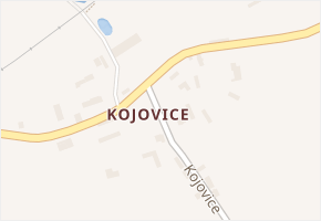 Kojovice v obci Kropáčova Vrutice - mapa části obce