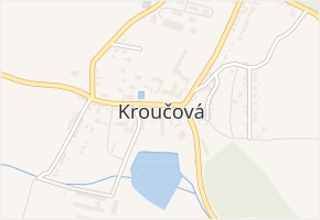 Kroučová v obci Kroučová - mapa části obce