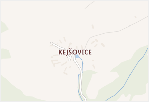 Kejšovice v obci Krsy - mapa části obce