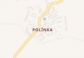 Polínka v obci Krsy - mapa části obce