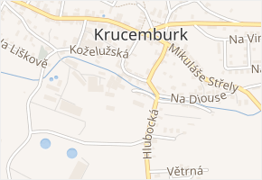 Gočárova v obci Krucemburk - mapa ulice