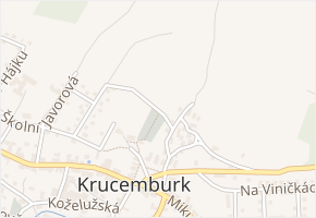Ke Třem křížům v obci Krucemburk - mapa ulice