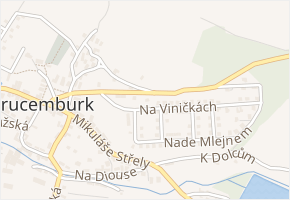 Košinovská v obci Krucemburk - mapa ulice