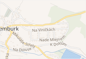 Na Viničkách v obci Krucemburk - mapa ulice