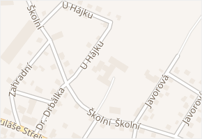 Školní v obci Krucemburk - mapa ulice