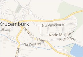 Vinička I v obci Krucemburk - mapa ulice