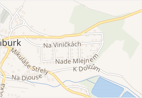 Vinička III v obci Krucemburk - mapa ulice