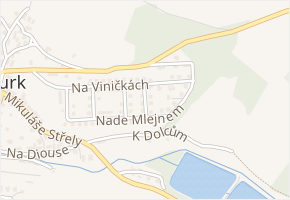 Vinička IV v obci Krucemburk - mapa ulice