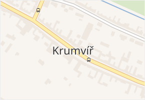 Krumvíř v obci Krumvíř - mapa části obce