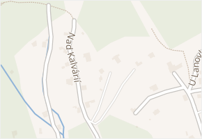 Nad Kalvárií v obci Krupka - mapa ulice