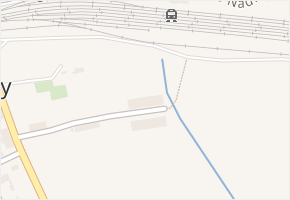 Pod Dolní drahou v obci Krupka - mapa ulice