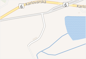 Cihelna v obci Krušovice - mapa ulice