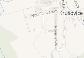 K Bažantnici v obci Krušovice - mapa ulice