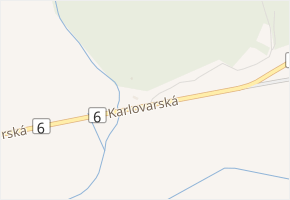 K ovčínu v obci Krušovice - mapa ulice