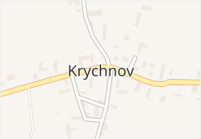 Krychnov v obci Krychnov - mapa části obce