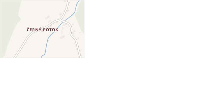 Černý Potok v obci Kryštofovy Hamry - mapa části obce