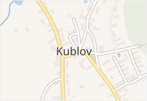 Kublov v obci Kublov - mapa části obce