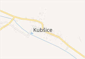Kubšice v obci Kubšice - mapa části obce