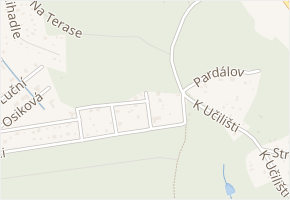 Lesní v obci Kunice - mapa ulice