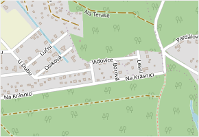 Osadní v obci Kunice - mapa ulice