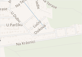 Osiková v obci Kunice - mapa ulice