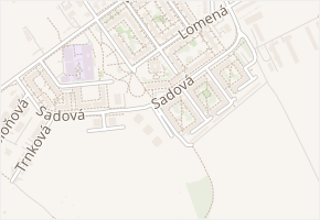 Derflanská v obci Kunovice - mapa ulice