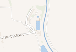 Ke Koupališti v obci Kunovice - mapa ulice