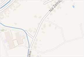 Na Rybníku v obci Kunovice - mapa ulice