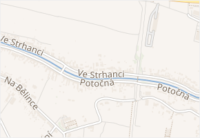 Ve Strhanci v obci Kunovice - mapa ulice