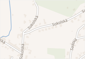 Sokolská v obci Kunštát - mapa ulice