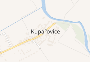 Kupařovice v obci Kupařovice - mapa části obce
