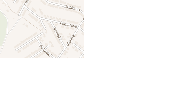 Losnova v obci Kuřim - mapa ulice